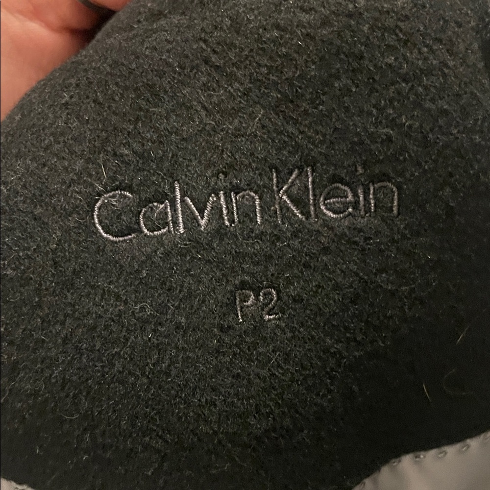 Calvin Klein Collection Black Wool Peacoat with Notched Collar - Picture 5 of 7